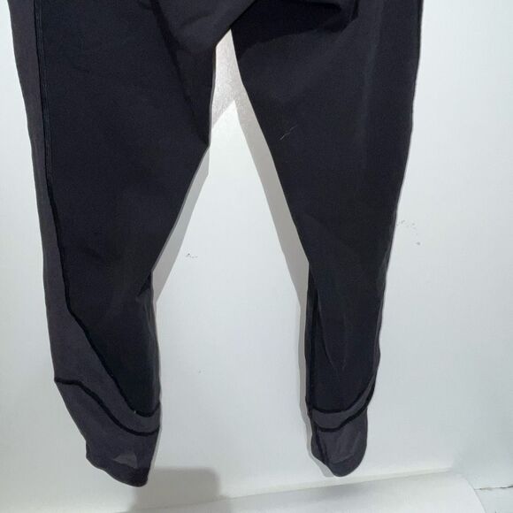Lululemon Athletica Women's Black High Rise Mesh Trim Athletic Leggings Size 8 - Picture 8 of 10